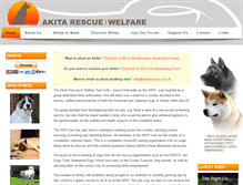 Tablet Screenshot of akitarescue.org.uk